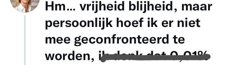 Nederlandse tolerantie in één zin: