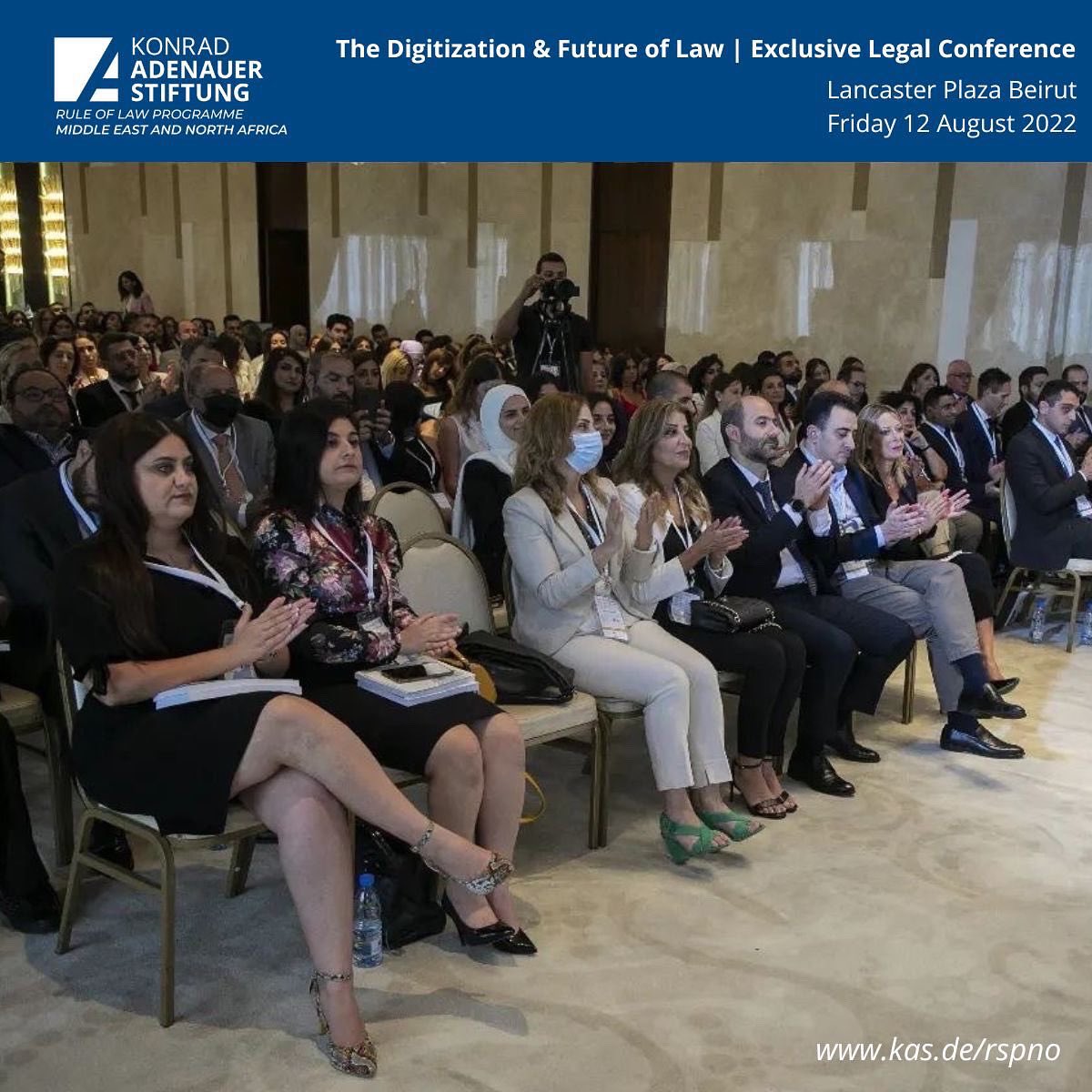 KAS_rspno's tweet photo. Thats a wrap on our “Digitization &amp; the Future of Law” Conference with @LawLebanon! 

In the words of our director @philippbremer : “…a conference that truly filled the room and left all of us wiser and inspired. Dear future of law, we're ready. Here we come!”

#KASRuleOfLaw https://t.co/0iBnLIJNBd