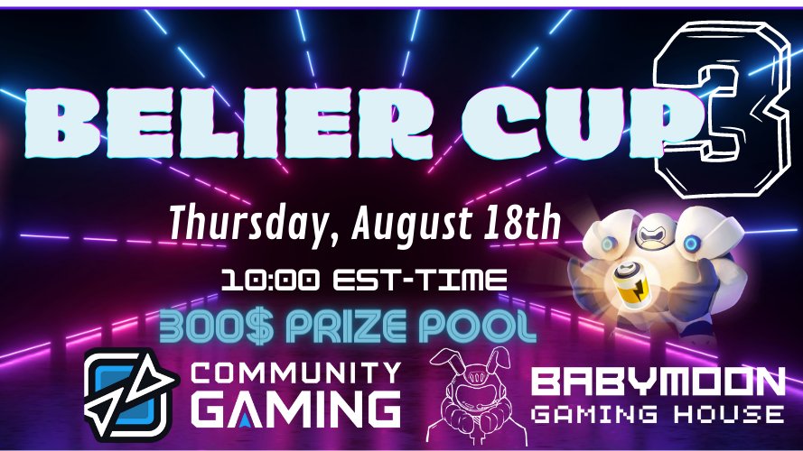 Let's go to the Belier Cup 3 Everyone is invited, you know where to go! communitygaming.io/tournament/bel… Let's fill this 64 teams Cup