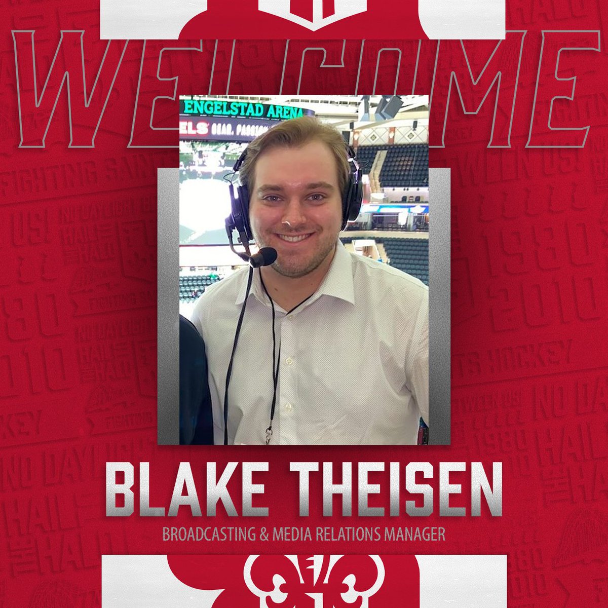 fightingsaints's tweet photo. We've got our guy! 😎
Blake Theisen will be the voice of the Fighting Saints for the 2022-23 season. Blake spent the last two seasons broadcasting hockey games for his hometown St. Cloud State Huskies (DI NCAA).
Welcome to #KeyCityHKY, Blake! https://t.co/b6mzMRLopw