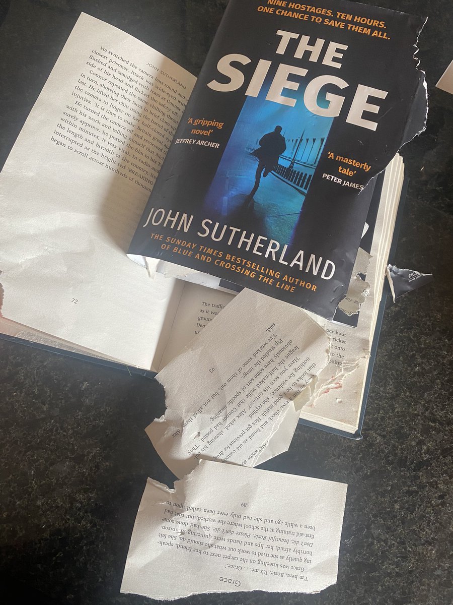 pc_echo1's tweet image. Obviously my dog didn’t want me to read The Siege😤 @policecommander