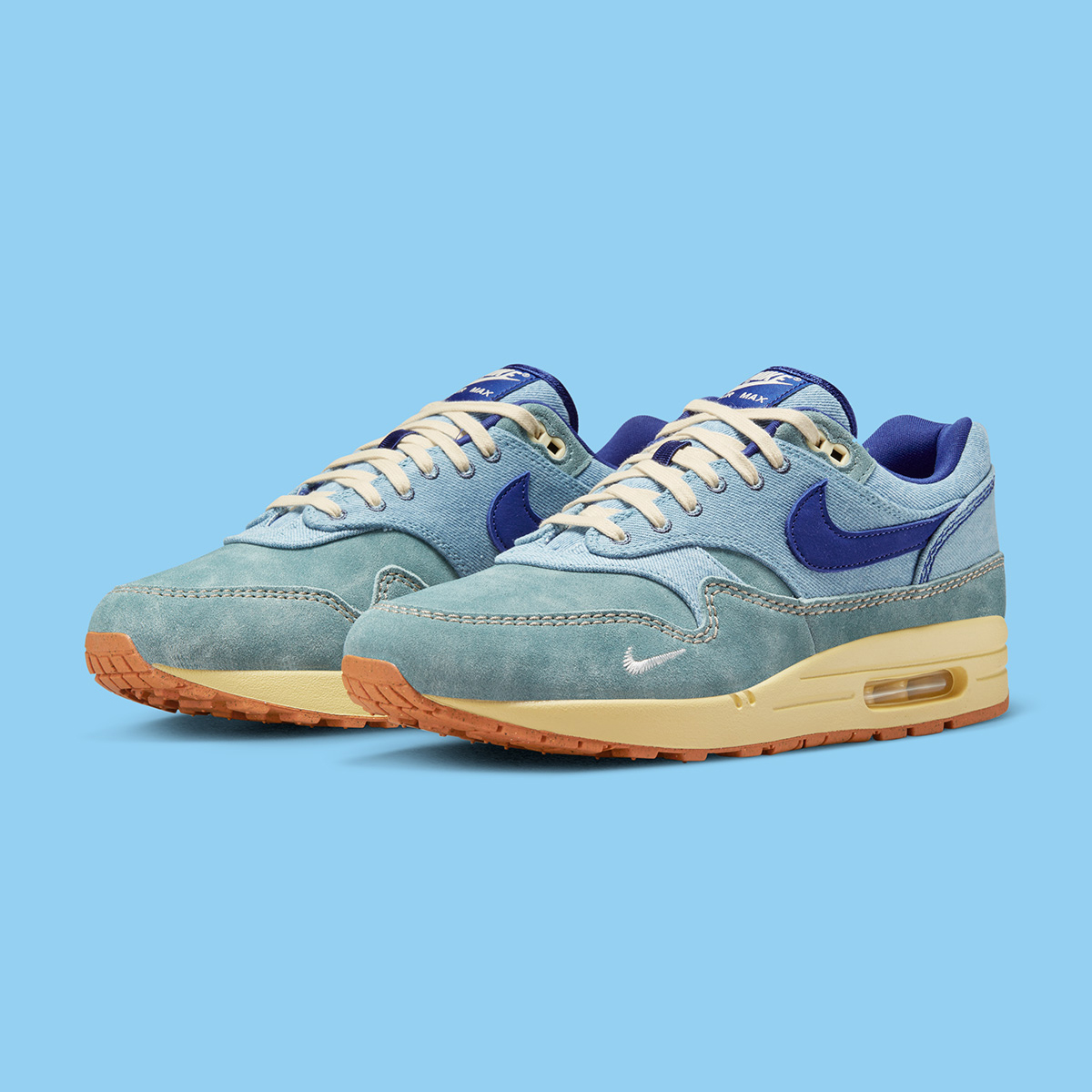 houseofheat's tweet photo. The Nike Air Max 1 ��Dirty Denim” drops August 26 👖

DETAILS: https://t.co/kwWOjkCU0B https://t.co/Tt3SD2Ve6w
