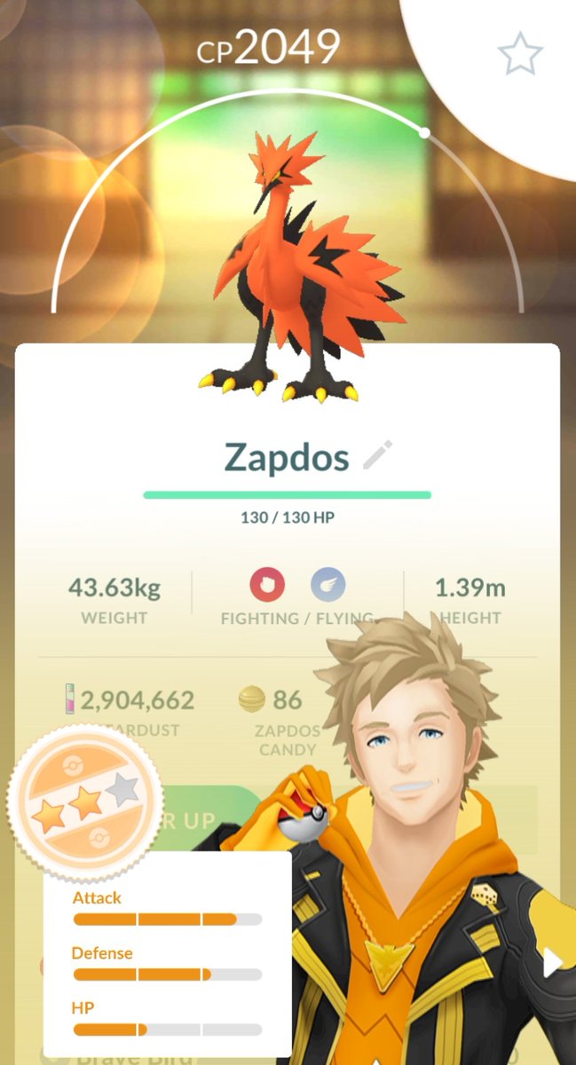 TateName's tweet photo. the way my life flashed before my eyes coz of an accidental nice throw☠️
and now we wait for a lucky trade
#GalarianZapdos https://t.co/45nVNZSqGT
