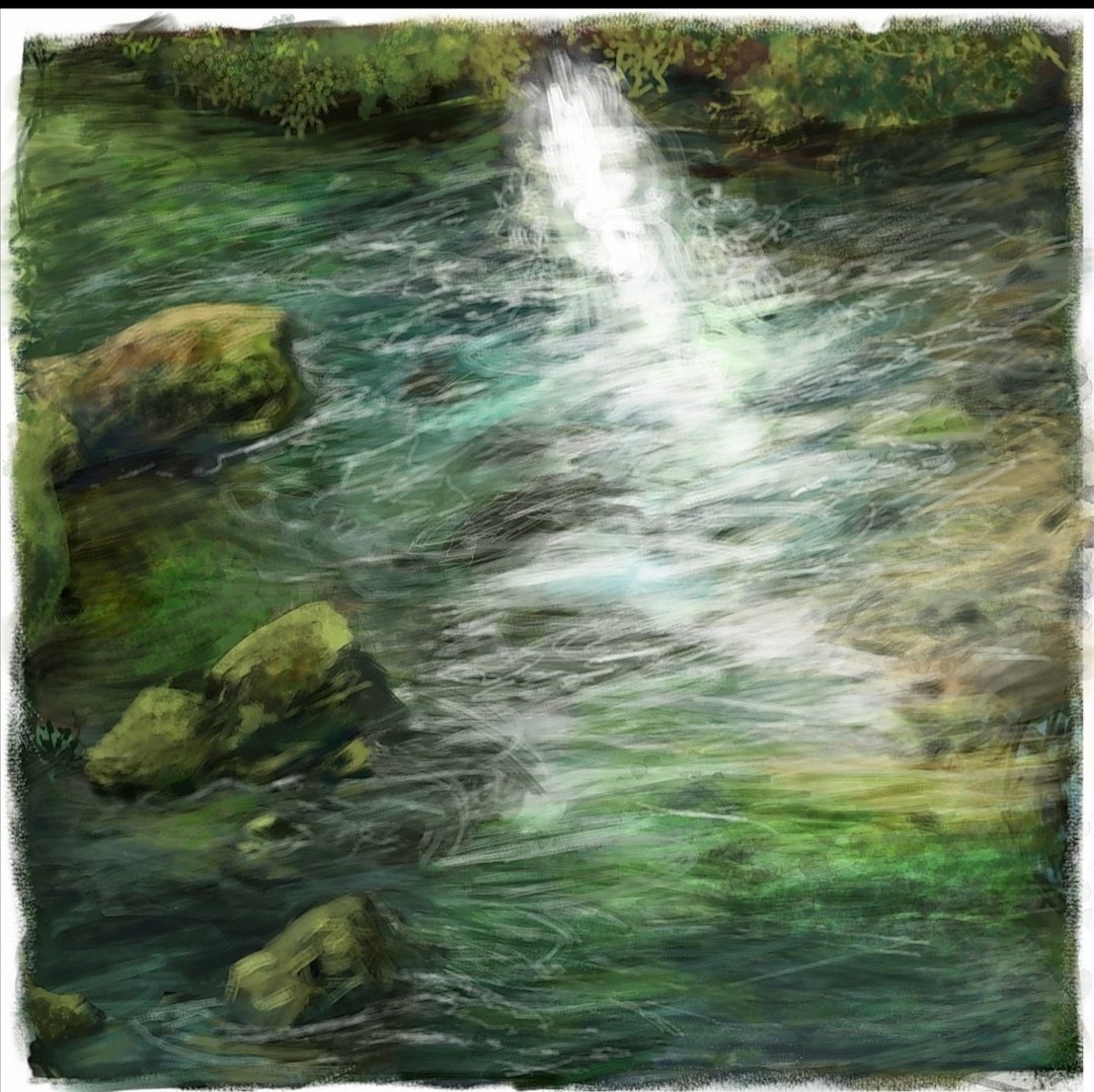 Water sketches realized last year. 

I love to paint the water effects (transparency and shades of color) ✨