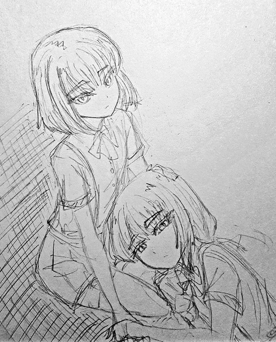 Sketch/doodle
Khun twins : Aguero &amp; Agnis 
.
#tog #khunagueroagnis 