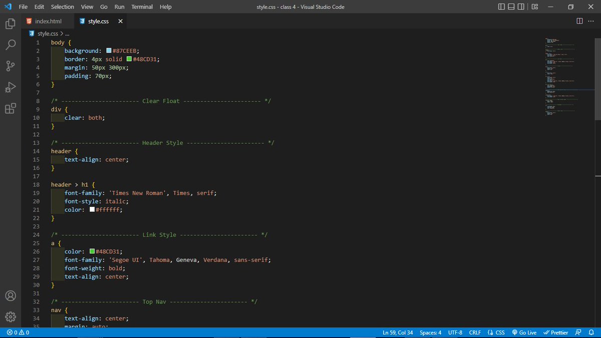 theblaisecode's tweet photo. Day 5
Got into CSS today!

I just finished class 4 of the Bootcamp and it's assignment.

#100Devs  #WomenInTech #TechTwitter #WomenWhoCode #webdev #learnwithleon #SoftwareDeveloper #HTML #CSS #catchupcrew https://t.co/9OPjfwX6or
