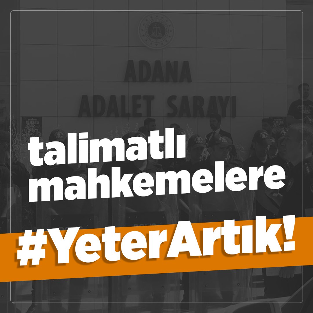SiyahOfke2's tweet photo. Talimatı mahkemelere
#YeterArtık https://t.co/gemrl5MDO2
