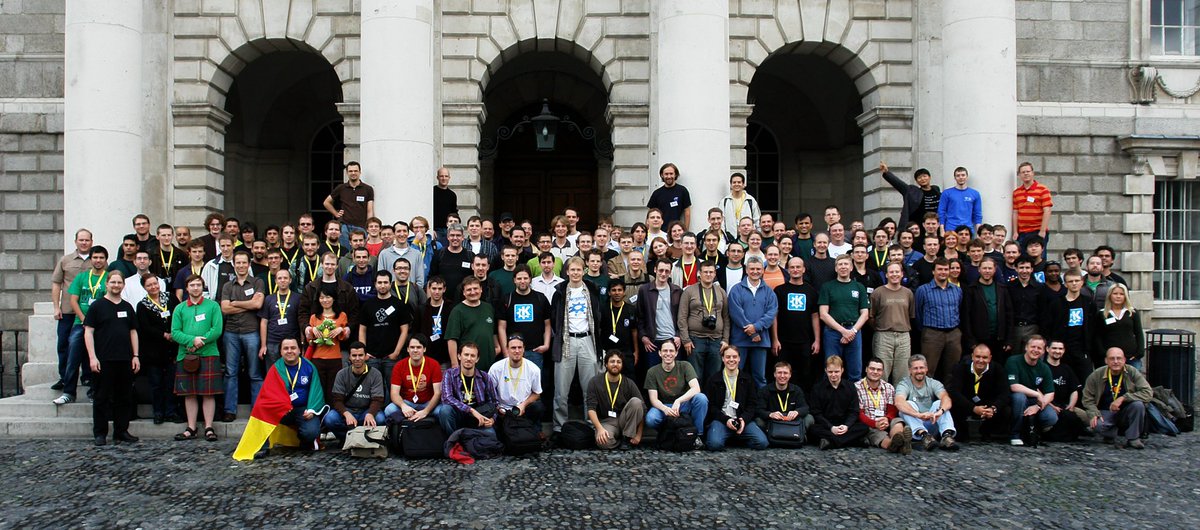 grstaikos's tweet photo. 2006 in #dublin for aKademy. #KHTML and it’s derivatives were really taking off then. The team kept growing! https://t.co/zpGxlb34wD