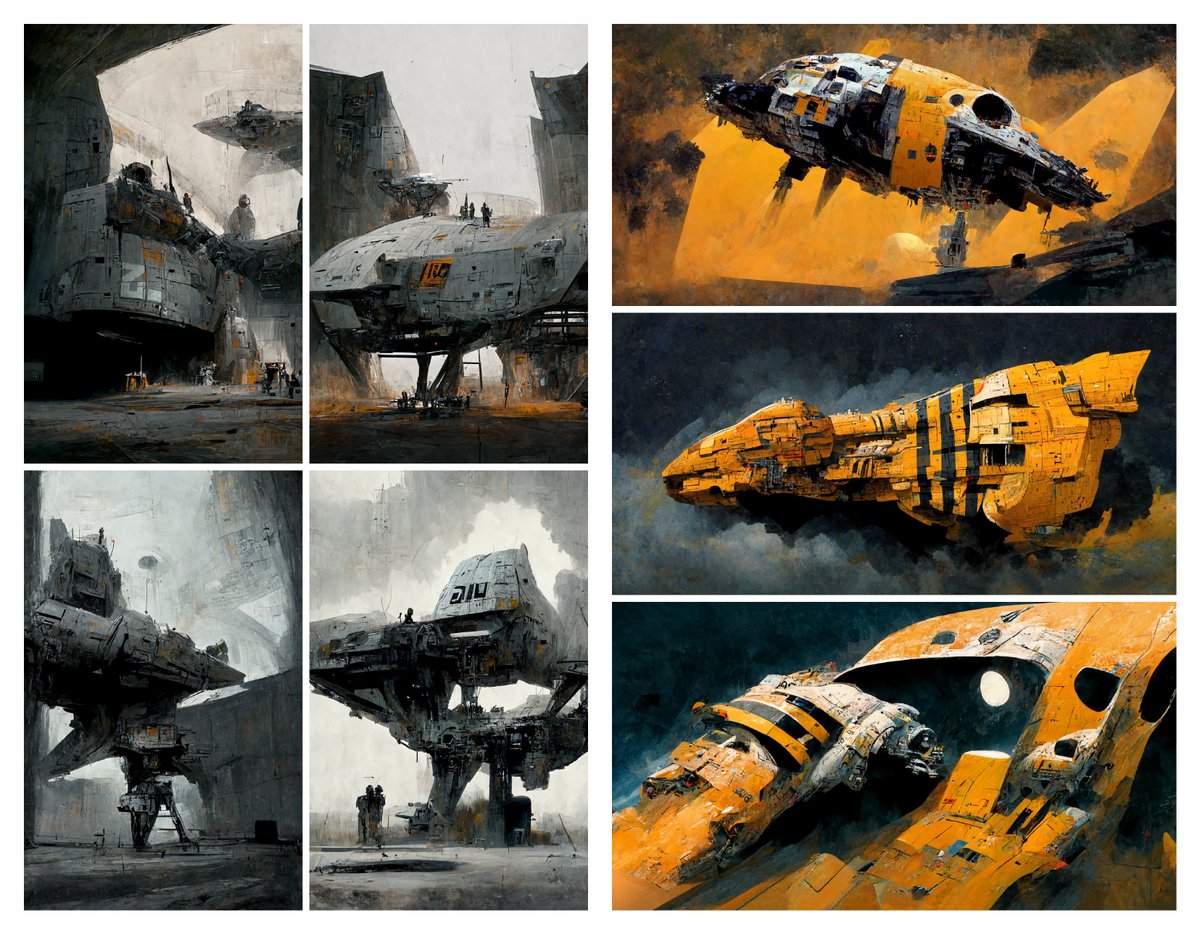 CandykillerNews's tweet photo. After spending the past few weeks playing with #Midjourney (AI image generator) I found it so fascinating that I ended up making a 200 page book of my experiments and ideas. Here are a few sample images. https://t.co/niXED5kE5a