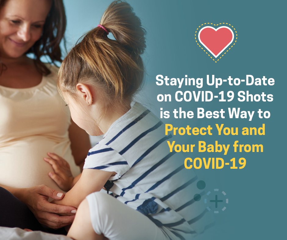 WVFREE's tweet photo. Did you know that COVID-19 shots when you’re #pregnant are safe &amp; effective for you and your baby? Studies have also shown that it’s effective at protecting the baby from COVID-19 for a few months after they’re born. Learn more: https://t.co/MG1lc4wqQ9
#CommunityImmunityWV https://t.co/rxHSrJFs2T