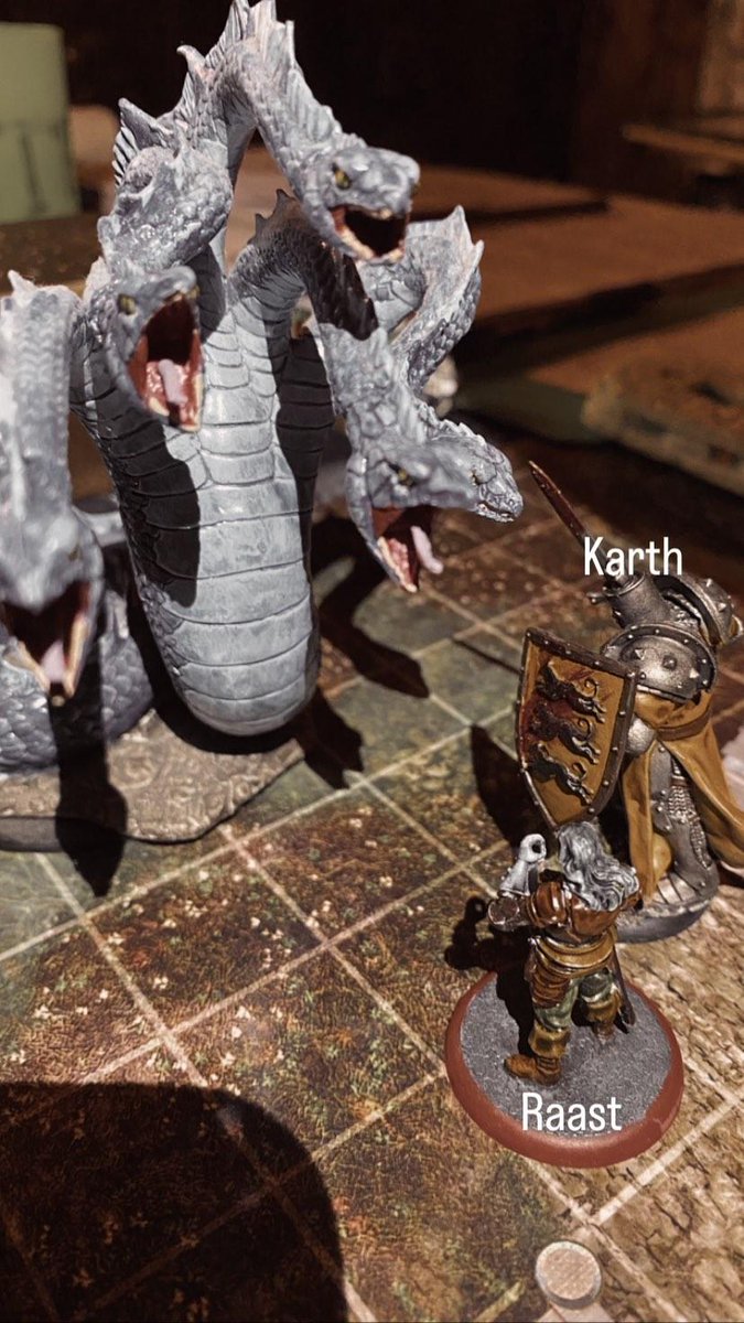 MyMRol's tweet photo. En el final del tercer arco, nuestros héroes se enfrentaron a la Gran Hidra de Gordrakol. Uno de los combates más duros hasta la fecha.

¿Qué parte os gustó más de este tercer arco? 
#dyd #dragonesymazmorras https://t.co/kna6vrIvnW