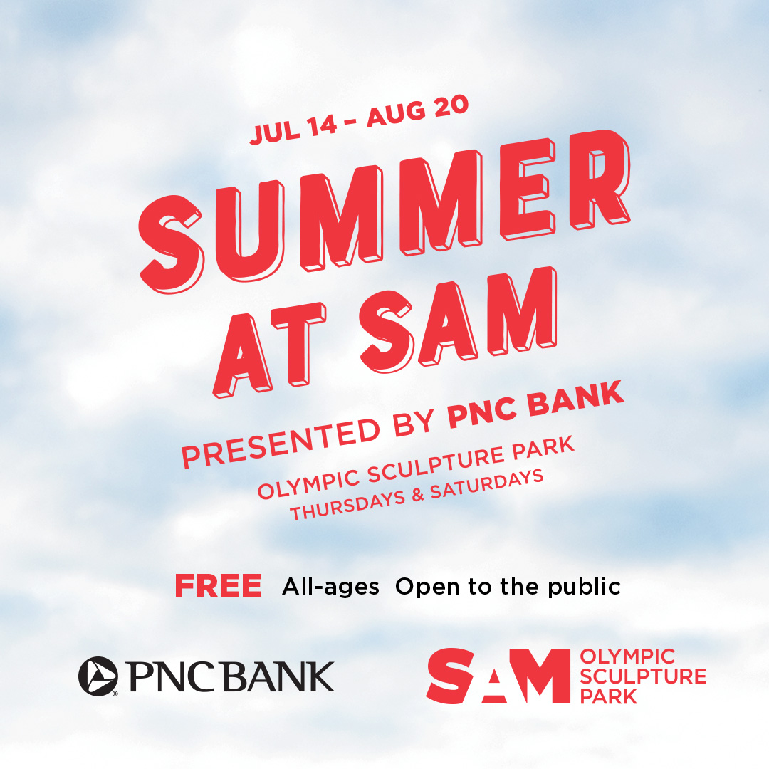 NWFolklife's tweet photo. Need plans this summer? Spend the season outdoors with us and @seattleartmuseum for #SummeratSAM at the Olympic Sculpture Park! We’ll be there on August 18 with our SuperFolk Band—check the link for the full list of free programming. https://t.co/afb5oVM061 https://t.co/6kHqd6kYfi