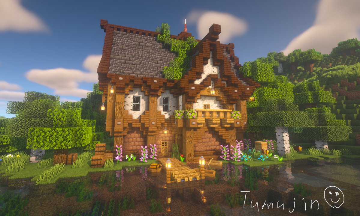 つむじん＠マイクラ建築 tweet media