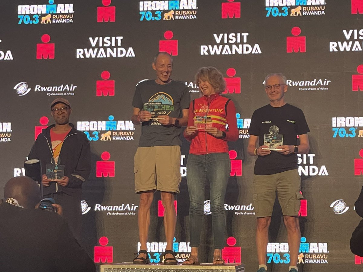 AuroreMimosa's tweet photo. No more excuse for not being a triathlete! Age category of 54 to 59 barashoboye! Ntagusaza! Let’s all join! #ironmanrwanda #VisitRwanda https://t.co/WSh0zPswTo