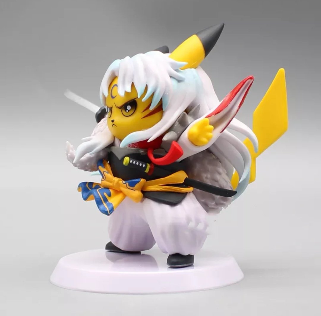 0411_setsuna's tweet photo. Pikachu vestido de #sesshomaru 🤣🤣🤣 https://t.co/5CY5JXbpMU