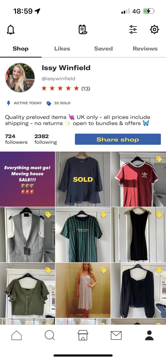 issywinfield's tweet photo. Real cheap items going over on @depop - @issywinfield
Check them owwwwwwt
#depop #ebay #secondhand #sustainable #cheapclothes https://t.co/H8YPNUjc3K
