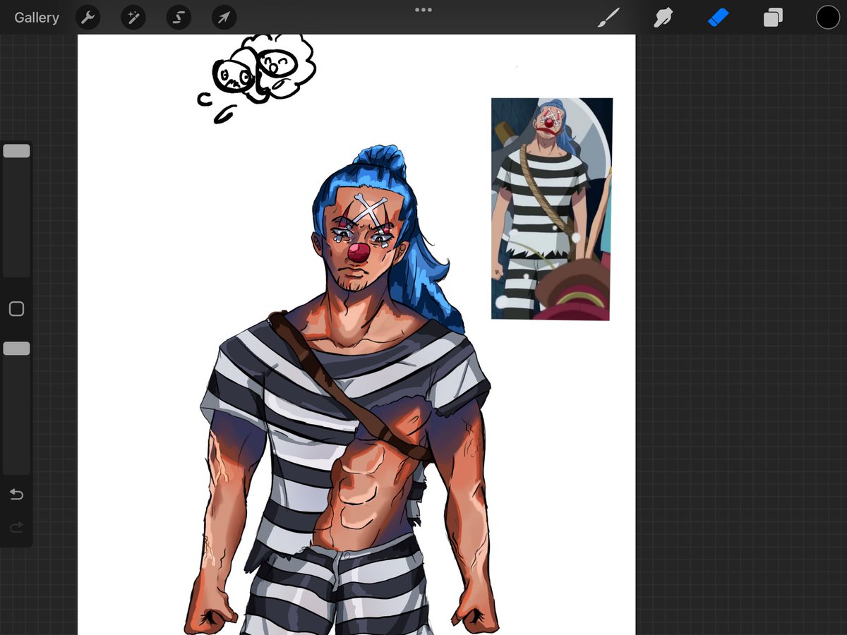 AnimeBrudda's tweet photo. HAPPY LATE BIRTHDAY BUGGY 🤧 #buggytheclown #happybirthdaybuggy #onepiece https://t.co/lbvSU9HNon