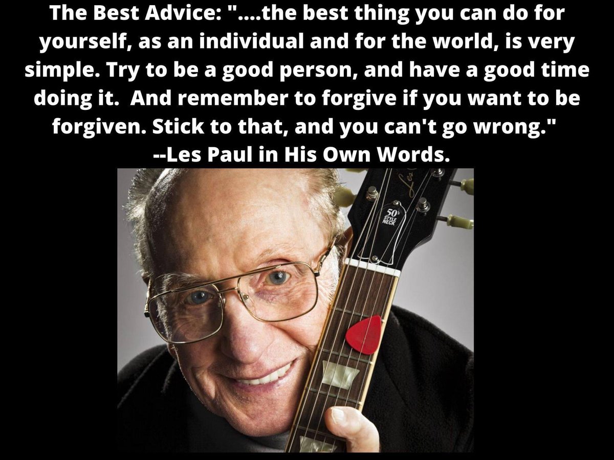 #lespaul #lespaulfoundation #lespaulinventor #lespaulmusic #lespaulofficial #music #quoteoftheday #quotes