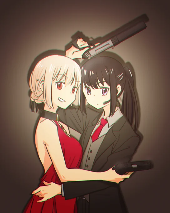 Wasabi Noriko-san &amp; Kabayaki Taro-san #リコリコ 