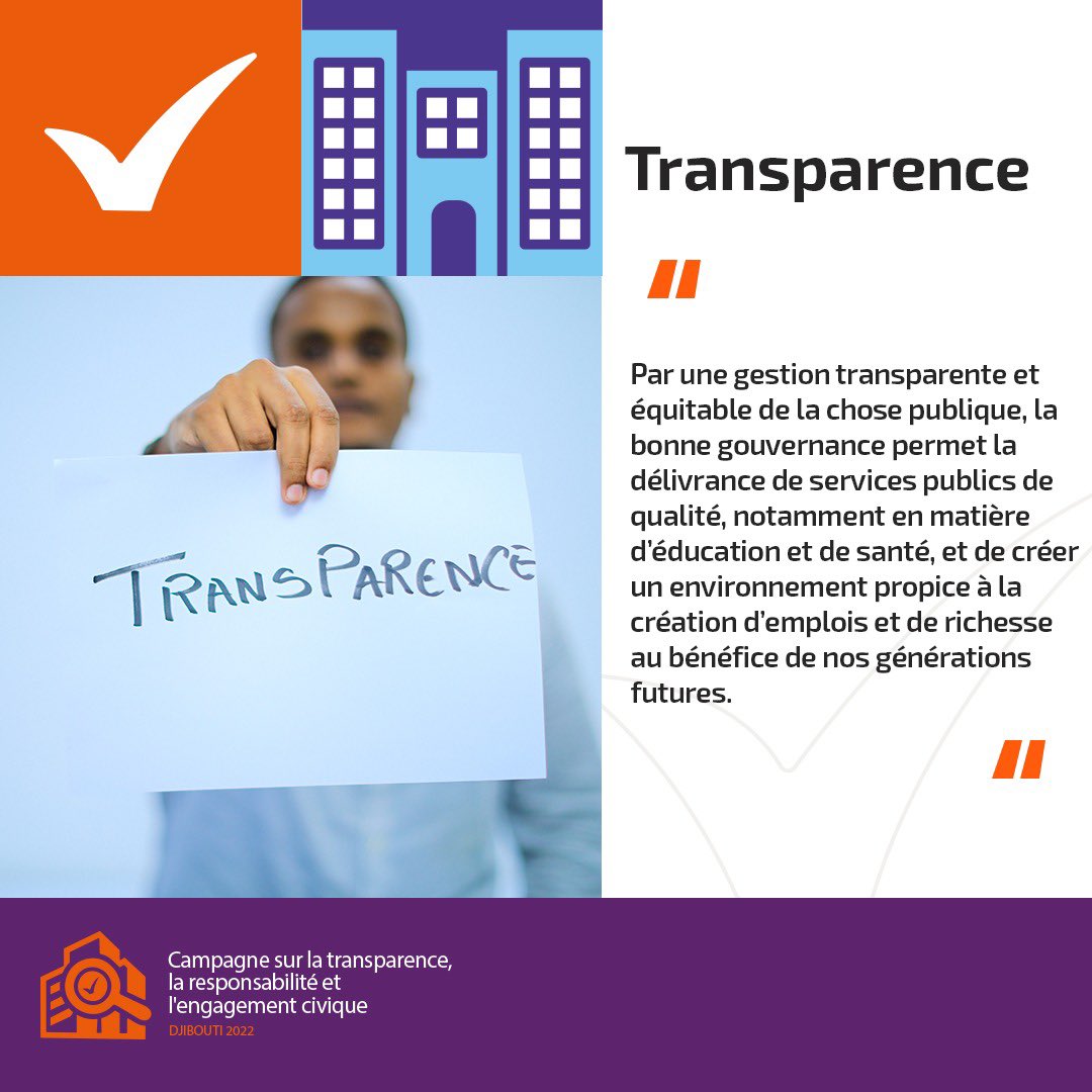 CTRECDjibouti's tweet photo. L’adoption et l’appropriation des principes de bonne gouvernance sont au cœur du processus de transformation de notre administration.
#ctrec #Djibouti #BonneGouvernance https://t.co/o5oK3eO2NY
