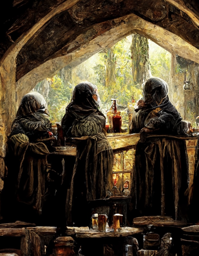 HerrenIstarlon's tweet photo. Had our last meeting in a cozy little pub. A quick brain storm to decide the future of Web3 #Pallando #SolanaNFT https://t.co/6R2ifyFLF2