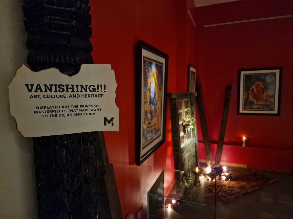 DrEmilineSmith's tweet photo. Love the new @MoNepaliArt exhibition that emphasizes why contemporary art should also be supported and valued - if not it will end up abroad like older masterpieces &amp; muertis #monawowfactor #visitamuseumtoday #contemporaryNepaliart #Nepaliartists #newgeneration #todaystalent https://t.co/avaFfxjtxL