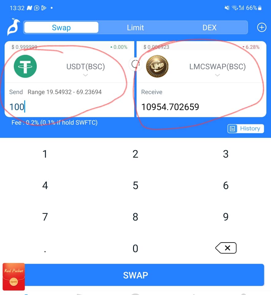 Limocoinswap tweet media