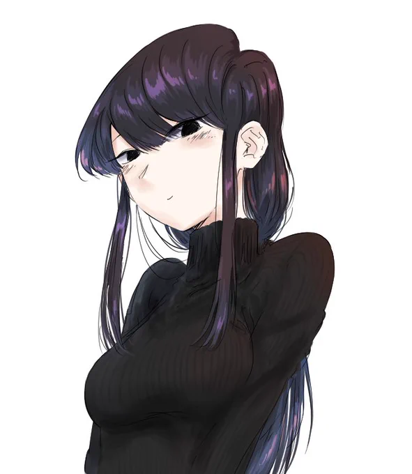 古見さんの漫画にどハマりして一番最初に描いた古見さんのイラストです。(4年半前くらい) 