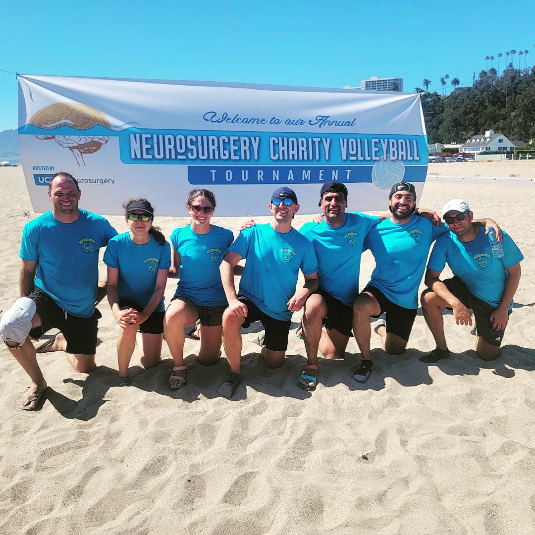 JPlonskerMD's tweet photo. Thank you to @UCLANsgy for hosting the third annual West Coast Neurosurgery Volleyball Tournament yesterday! We had a blast and can’t wait to start training for next year. https://t.co/h1PRYs5tev