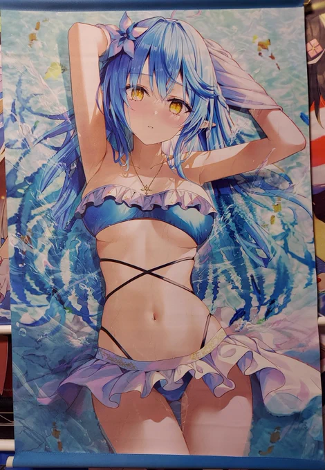 戦利品その8、リン☆ユウ先生の新刊とクリアファイル、タペストリー2種 