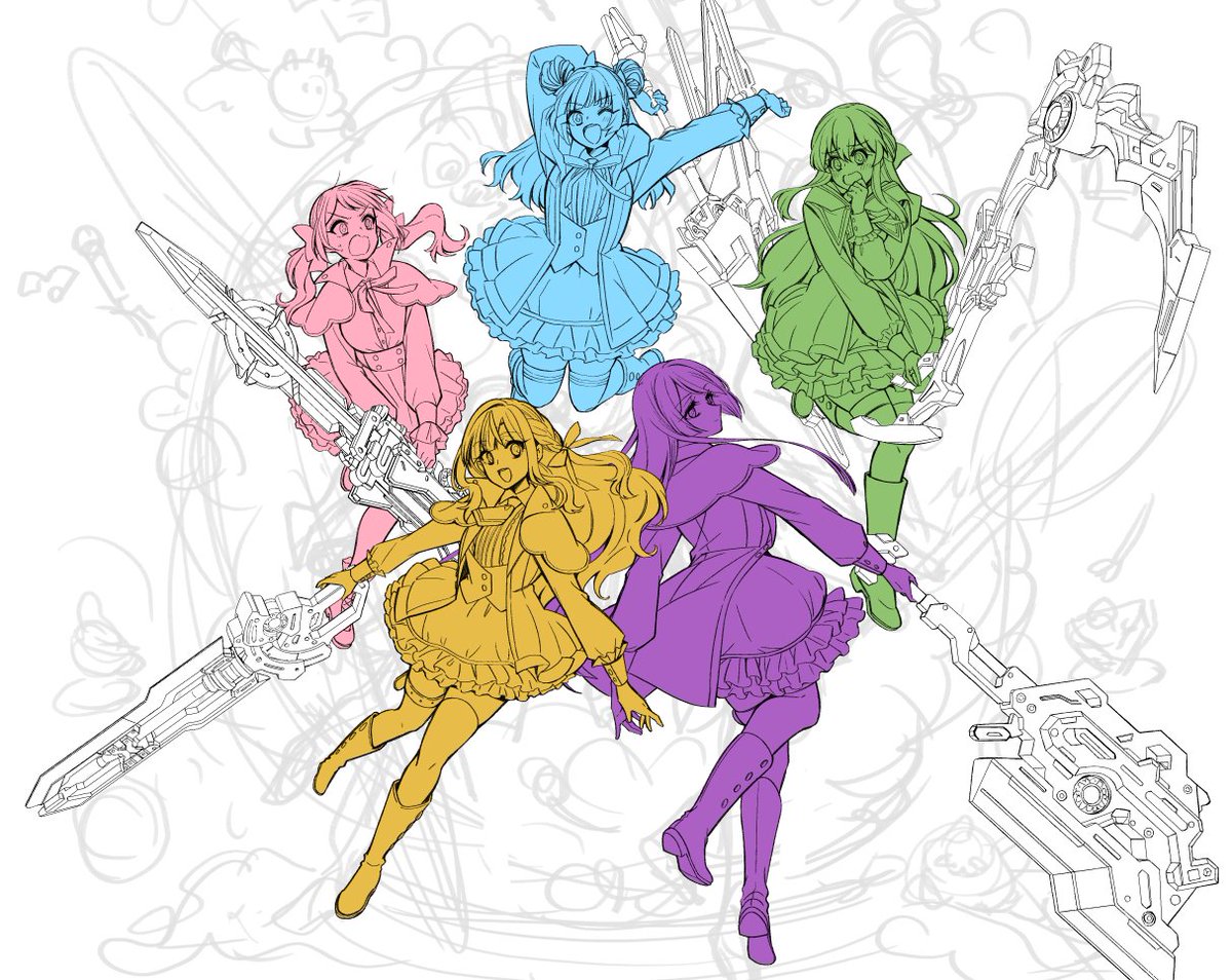 「せっかくなので描いてる途中経過も置いときますね(最初は通常制服を描くつもりでした」|そらとのイラスト