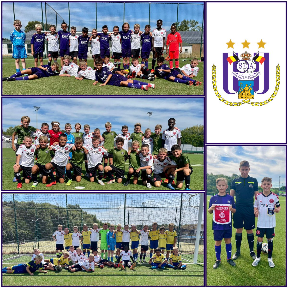 Aberdeen FC Youth Academy (@aberdeenfcyouth) on Twitter photo A big thank you to <a href="/rscanderlecht/">RSC Anderlecht</a> for hosting the 4 team U11s festival at their Academy today. Nice end to the trip with more strong performances against our hosts, <a href="/BrondbyIF/">Brøndby IF</a> & Gentofte FA of 🇩🇰. A weekend to remember in 🇧🇪
#YoungDonsInEurope #StandFree 🔴⚪️ A big thank you to <a href="/rscanderlecht/">RSC Anderlecht</a> for hosting the 4 team U11s festival at their Academy today. Nice end to the trip with more strong performances against our hosts, <a href="/BrondbyIF/">Brøndby IF</a> & Gentofte FA of 🇩🇰. A weekend to remember in 🇧🇪
#YoungDonsInEurope #StandFree 🔴⚪️