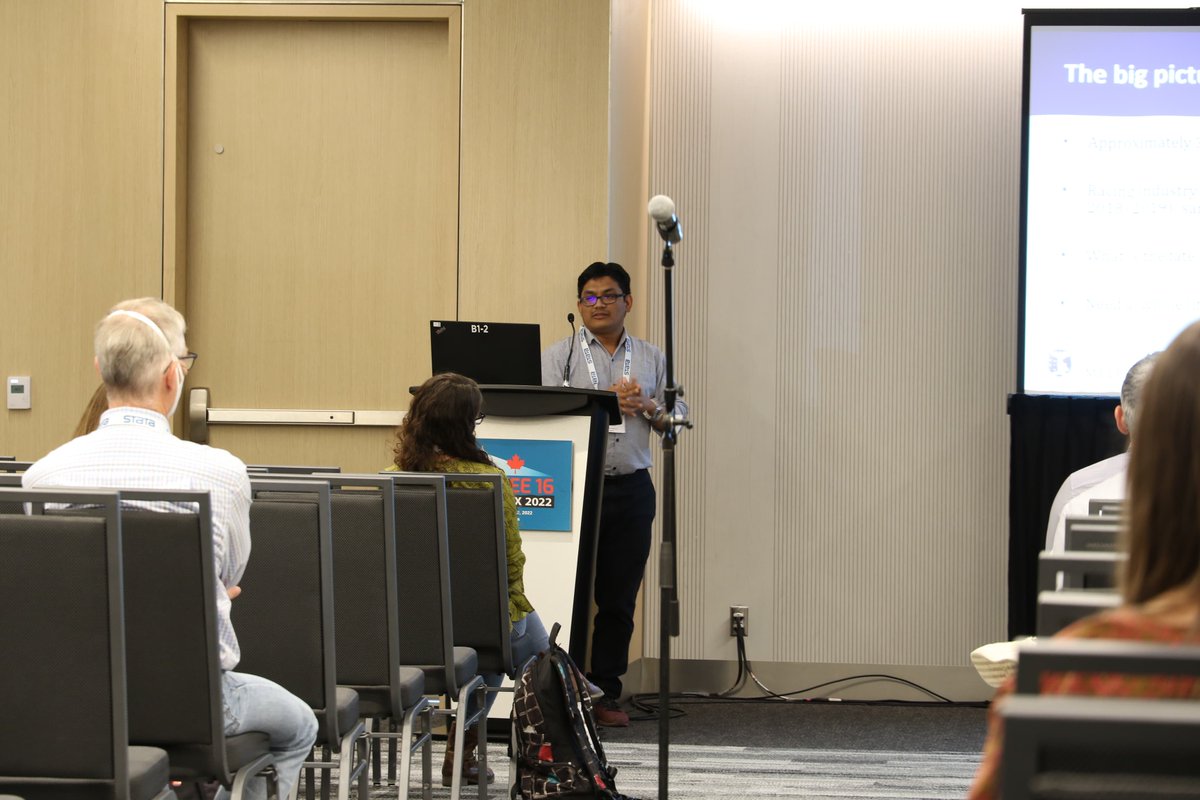 KshitizHorizon's tweet photo. Fantastic #ISVEE #Canada meeting and interacting with experts from around the globe. The epidemiologic methods presented in my #PhD #research were novel to the attendees. https://t.co/Oz0KkwVC75