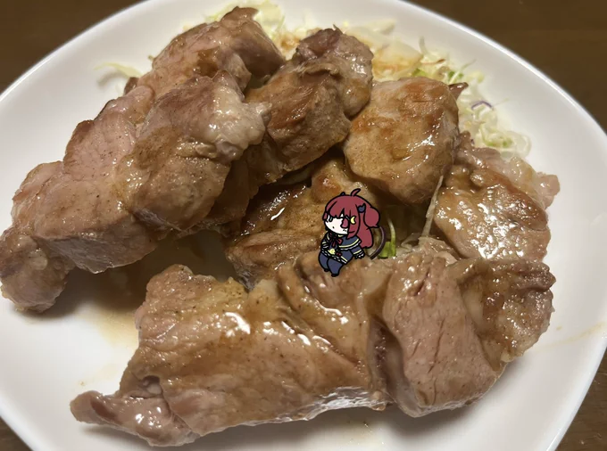 ビックリイヌを覗き込むロアちゃんロアちゃん最近イヌがビックリしたことある?ビックリした動物はちょっぴり可哀想だけど可愛かったりふふってなるものとかあるね人間世界にあるものは知らないことばかり!楽しみいっぱいロアちゃんとイヌにビックリ楽しい夢を今日ご飯豚肩ロース #ロアート 