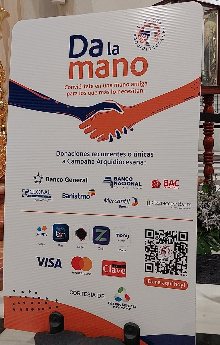pacatolico's tweet photo. #MisaDominical
#DaLaMano «Sin tu aporte la labor se hace difícil, aunque no imposible, porque contamos con la Providencia que nunca abandona. Necesitamos de ti, de tu persona, de tu compromiso y tus talentos. Y también de tu corresponsabilidad económica»
#MonsUlloa https://t.co/0QhJFB0X32
