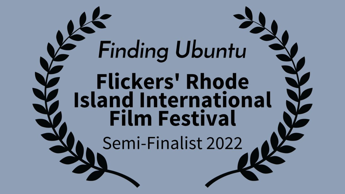 SplicerFilms's tweet photo. We are so honored and humbled to have our documentary “Finding Ubuntu” selected as a semi-finalist by @RIFilmFest. Thank you so much, and congratulations on all the official selections! #FindingUbuntu #FilmFestivals https://t.co/twAFrLSWE8
