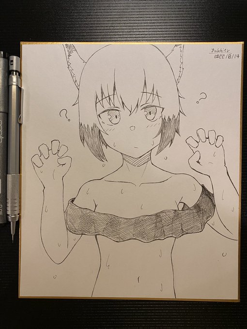 今日は色紙を一枚も手に入れられなかったので、ホテルでこごちちゃん色紙を描きました💪 