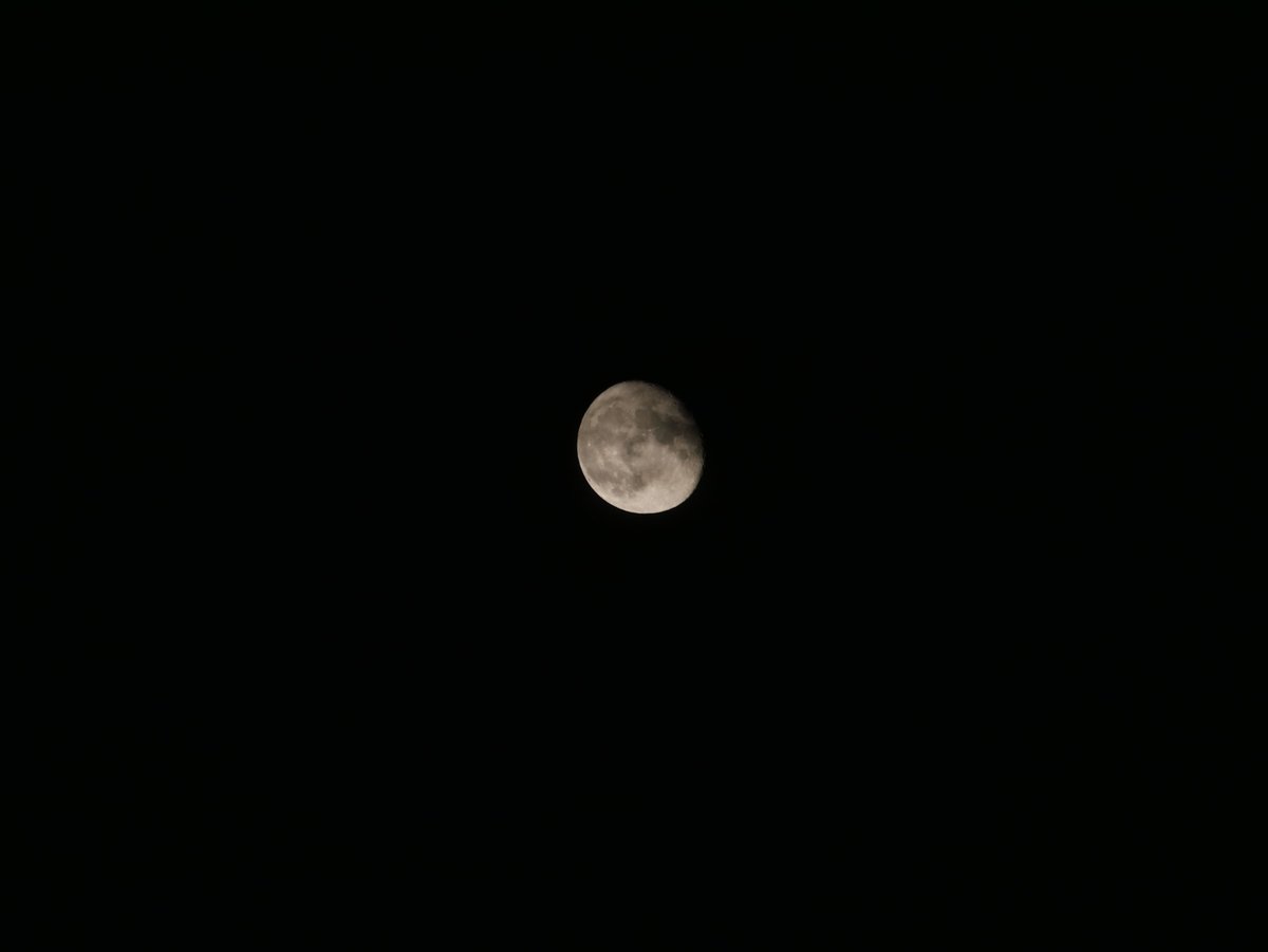 TsukushiMv's tweet photo. 今宵の月 月齢16.4 
昨日に続いてM43のLUMIX G7でJPEG撮って出し。
今日は45-200mmの古いレンズ
200mm F5.6 SS1/160 ISO200
#イマツキ #LUMIX #DMCG7 #G7 https://t.co/ZmR9e9dlrE