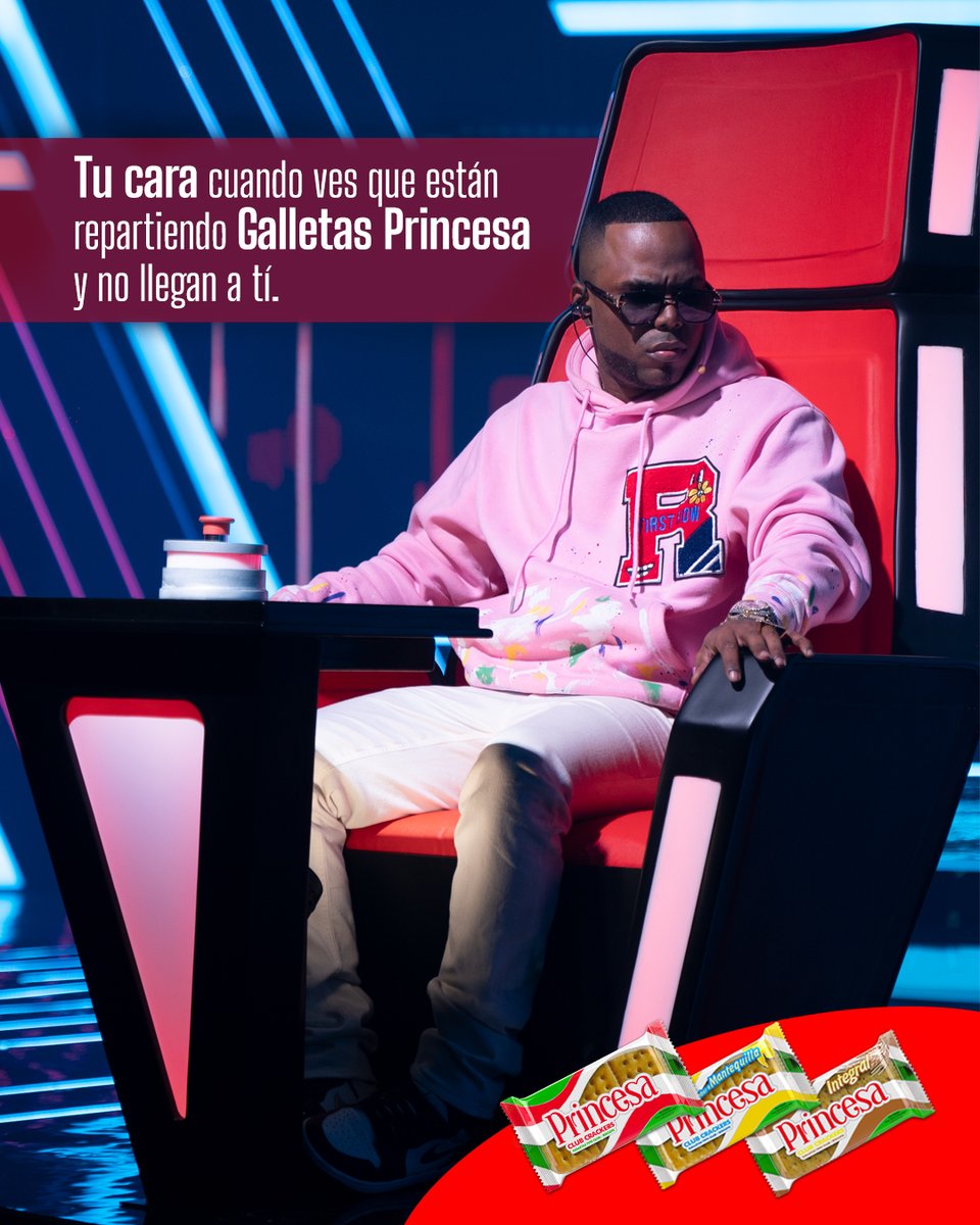PrincesaClubRD's tweet photo. En buen dominicano, nos ponemos chivos cuando están repartiendo Galletas Princesa y no llegan a ti.
Esta noche no te pierdas The Voice Dominicana y asegura tus galletas Princesa desde temprano.
#ComparteloConPrincesaClub #SiempreTeAcompañan
#TheVoiceDominicana https://t.co/Ezf9IieLJL