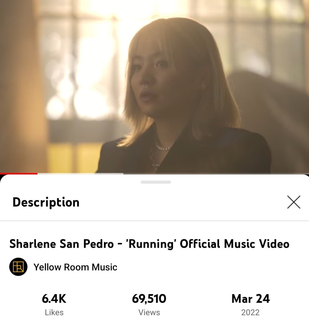 RuanEila's tweet photo. After ko kabahan ay tumakbo ako agad sa kanya. 
My safe place.
Mema lng po.😂

Tara stream tau. 
#RunningMV
Sharlene San Pedro
#SharleneSanPedro https://t.co/qkHWr3UpDh