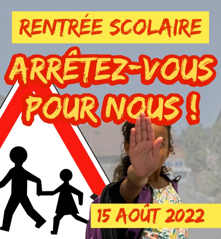 Orvin_Officiel's tweet photo. ⚠️ 🚸 RENTRÉE SCOLAIRE 🚸 ⚠️
Merci de prendre garde aux piétons et jeunes élèves encore peu ou pas habitués au trafic routier.
Merci de ralentir et de marquer un arrêt aux passages pour piétons.
#orvin #rentreescolaire #prudence #ecolier https://t.co/jBSC563iku