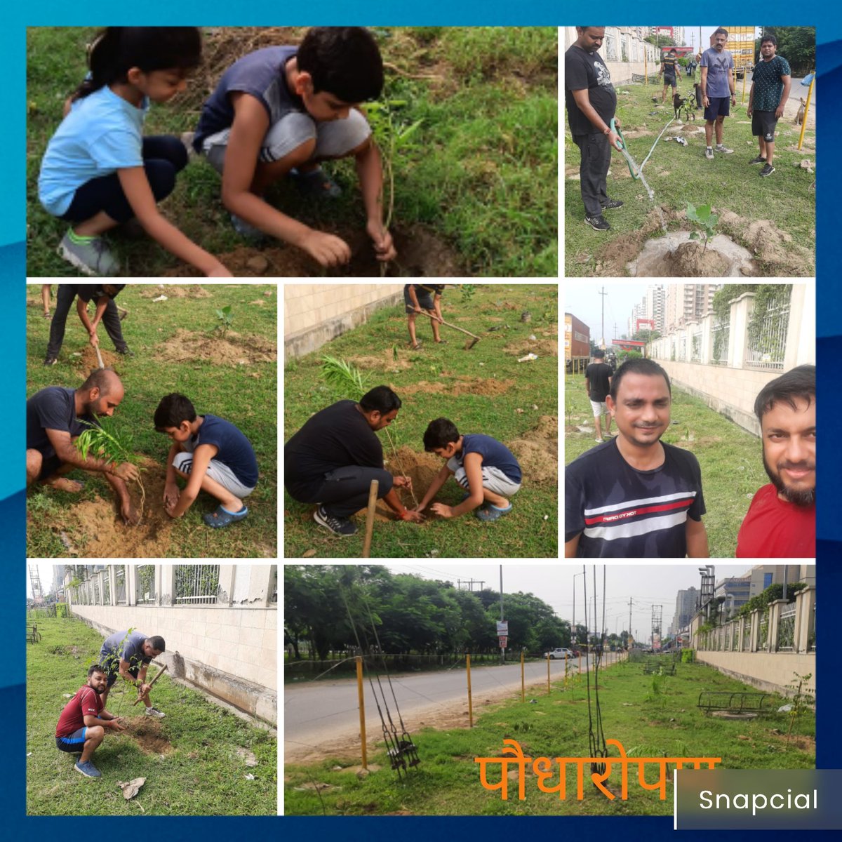 rss_gr's tweet photo. ग्रे.नोएडा वेस्ट: शाखा वेलेंसिया में स्वयंसेवकों द्वारा सोसाइटी के बाहर पौधारोपण के साथ फेंसिंग लगाकर उसकी सुरक्षा सुनिश्चित की गई, आज करीब १०० पौधे लगाकर आजादी के महोत्सव को यादगार बनाया गया, शाखा के सभी स्वयं सेवक बंधुओ को हार्दिक बधाई। https://t.co/cSLnJbNQ1q