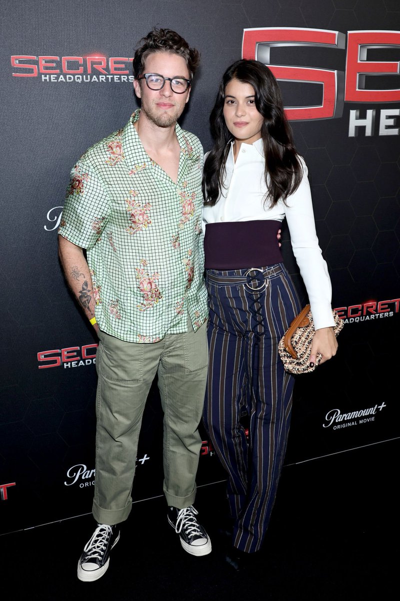 📸Sofia Black-D'Elia and her husband Henry Joost attended the Paramount+'s "Secret Headquarters"  Premiere in NY (August 8, 2022)  #sofiablackdelia