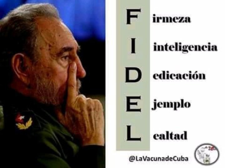 MaraSil46's tweet photo. @CndidoVazquez @Reylope13 @MartiCastro1159 @Mafalda2513 @eleutelia95 @YeniPerezCuba @GHNordelo5 @Ana_Hurtado86 Buenos días!!! 🇨🇺👊❤️💪💯‼️
Cada uno de nosotros festejó el #96Fidel y posteamos fotos y vídeos de cómo lo vemos, recordamos, sentimos...y cada uno expresó #YoSoyFidel
#FidelPorSiempre
#FidelEntreNosotros
#IslaRebelde https://t.co/TTRJdchd64