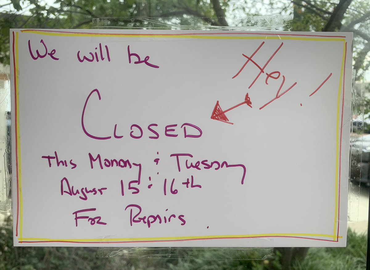 Time for some repairs. See you on Wednesday. #gft #bg