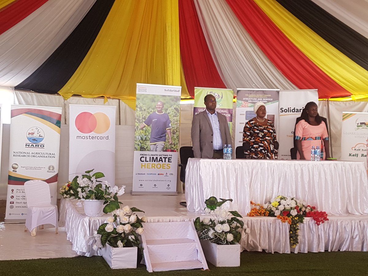 FredBwino's tweet photo. On behalf of @MAAIF_Uganda and my colleagues @FrankTumwebazek,@DrRwamiramaBK @HellenAdoa &amp; @PS_MAAIF we pledge to get involved more in the preparation,  mobilisation of the population for the #AgricShow come next year.  #AgricShow2022 https://t.co/4WiJcn8N21
