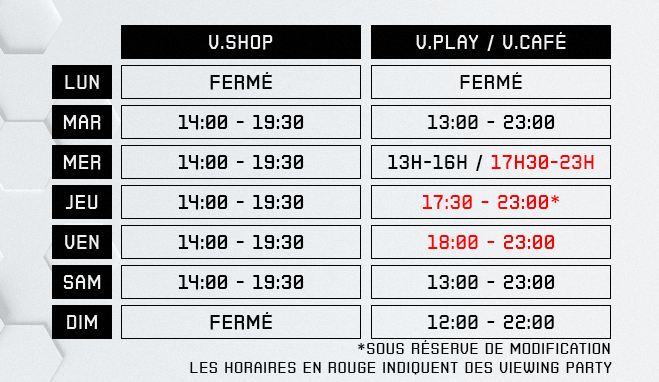 VitalityHive's tweet photo. Mercredi : Viewing party à 17h30 pour le match LFL VIT - LDLC

Jeudi : Viewing party à 17h30 pour la Finale LFL (sauf si défaite de VIT la veille)

Vendredi : Les @YellowStripes_ vont jouer devant vous à V.Hive leurs matchs en playoff du MNT à partir de 18h! Venez les soutenir! https://t.co/gjsMaiUURu