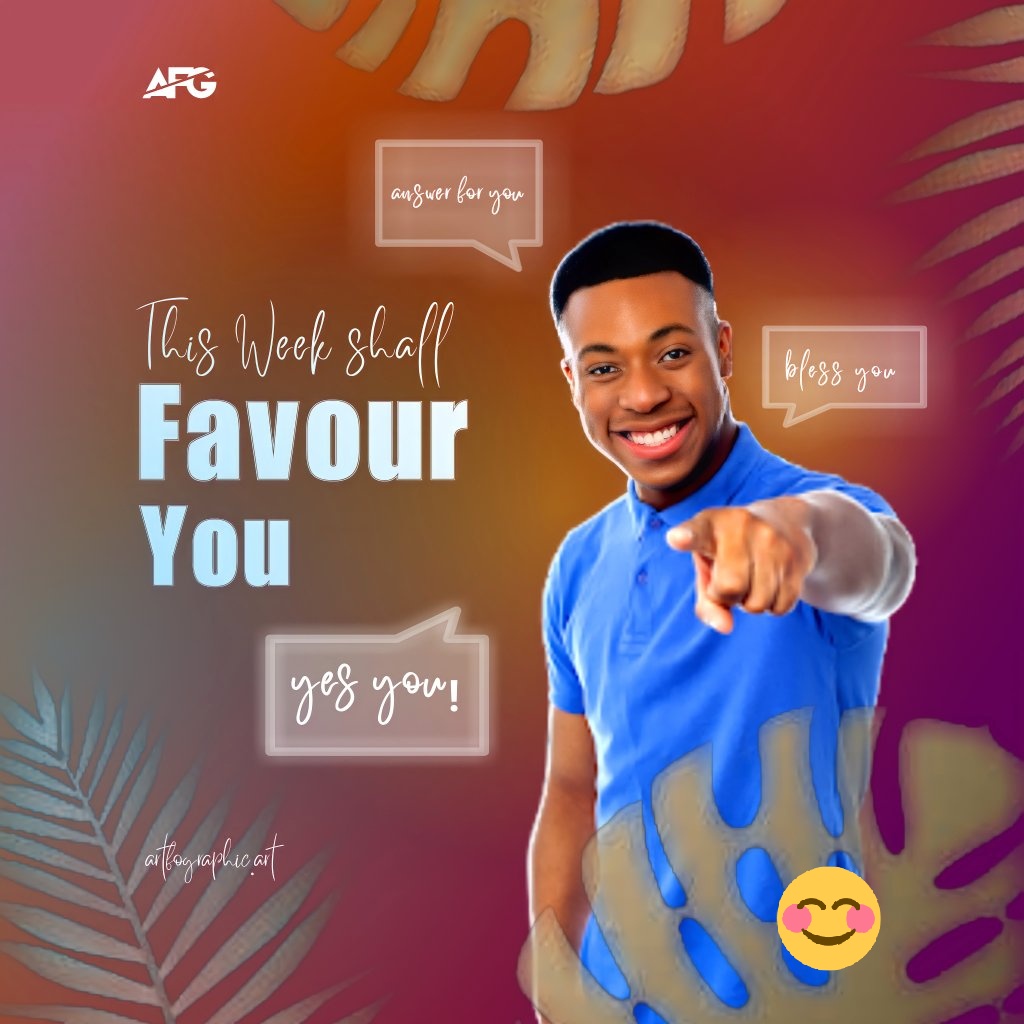 Afoke90276889's tweet photo. This week shall favor you!
Yes you 🤩
#newweeknewgoals #newweeknewstart #newweekahead #weekmood #design #positivevibes #positivethinking #positive #graphicdesigners #design #mediapost https://t.co/3luUSA6MAe