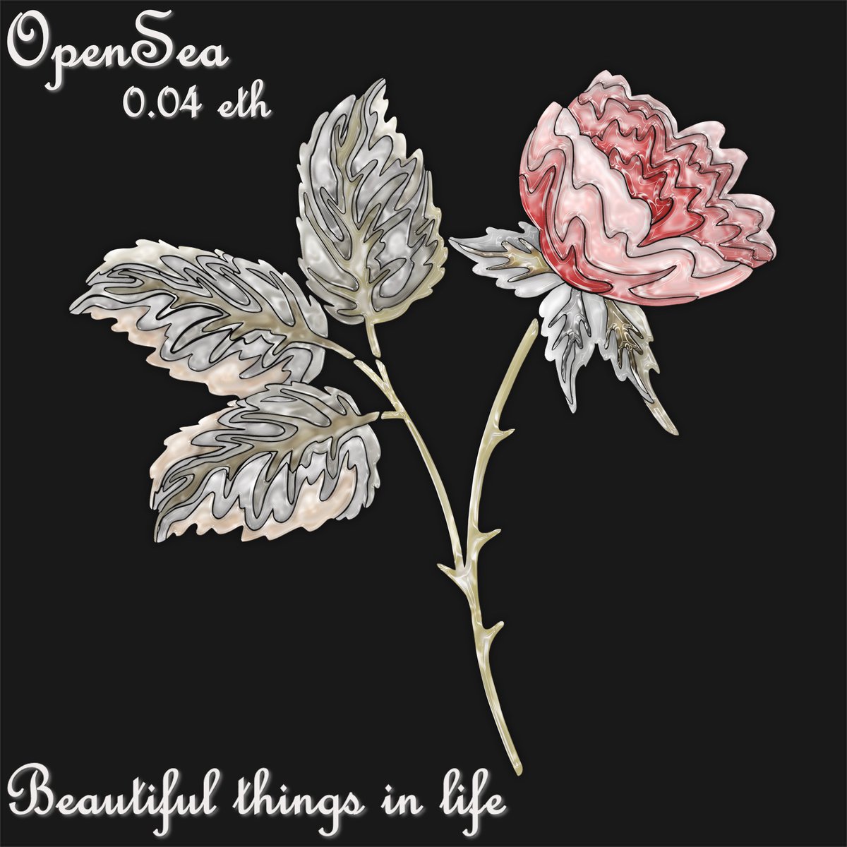 Hi, I'm "Anan"

' Newest glass patterned flowers '
[ You can make offer ETH > 0.04 ]

Name : Rose of Gulaab #3
price : In photo
Instagram : instagram.com/sithulove_p/
OpenSea : opensea.io/assets/ethereu…

#NFTCommunity #OpenSea #NFT #ETH #glasswork