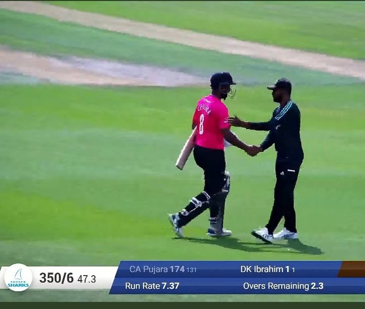 KamalHassan97's tweet photo. Proper ODi Inning by Pujara 100 off 103 balls & then accelerated to 174 off 131
Top Class β€οΈπ₯
#Che_PU https://t.co/q2Y394DF93